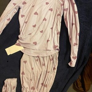 Pink Heart Pajama Set